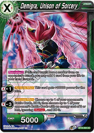 DEMIGRA, UNISON OF SORCERY