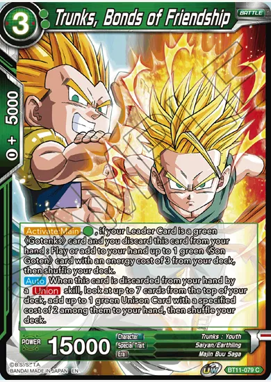 TRUNKS, BONDS OF FRIENDSHIP
