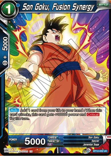 SON GOKU, FUSION SYNERGY
