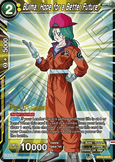 BULMA, HOPE FOR A BETTER FUTURE