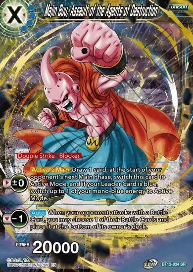 MAJIN BUU, ASSAULT OF THE AGENTS OF DESTRUCTION