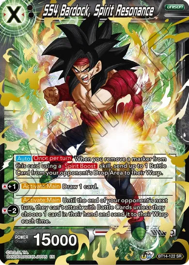 SS4 BARDOCK, SPIRIT RESONANCE