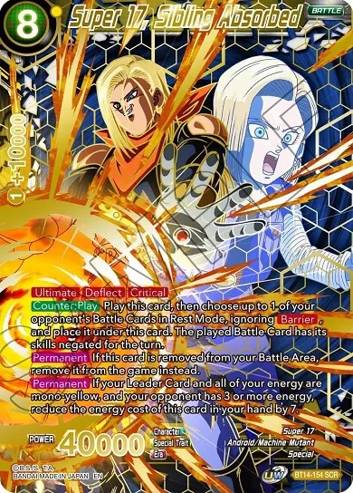 SUPER 17, SIBLING ABSORBED