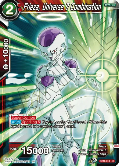 FRIEZA, UNIVERSE 7 COMBINATION