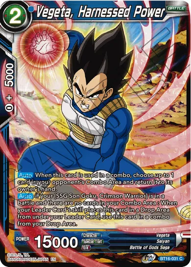 VEGETA, HARNESSED POWER