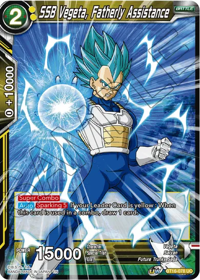 SSB VEGETA, FATHERLY ASSISTANCE