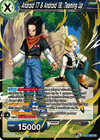 ANDROID 17 & ANDROID 18, TEAMING UP