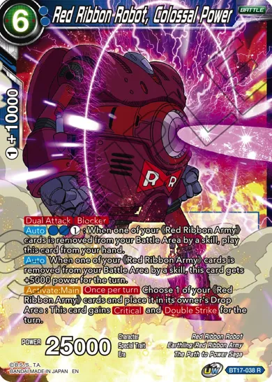RED RIBBON ROBOT, COLOSSAL POWER