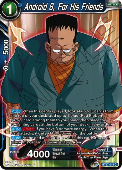 ANDROID 8, FOR HIS FRIENDS