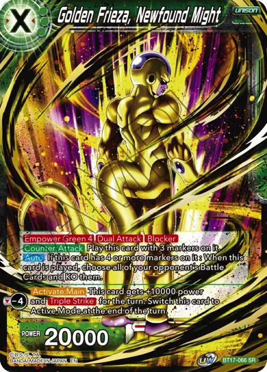 GOLDEN FRIEZA, NEWFOUND MIGHT