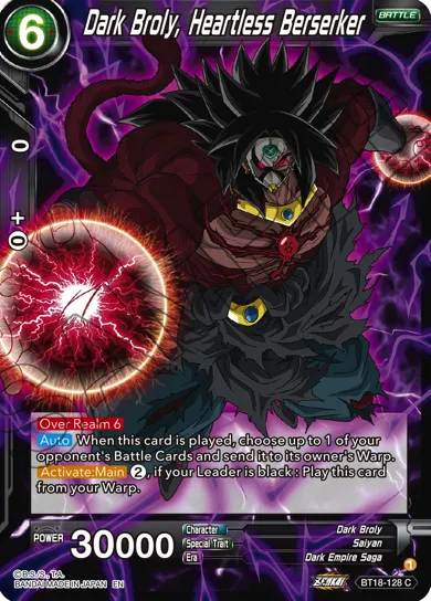 DARK BROLY, HEARTLESS BERSERKER