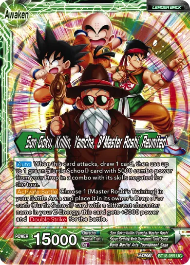SON GOKU, KRILLIN, YAMCHA, & MASTER ROSHI, REUNITED