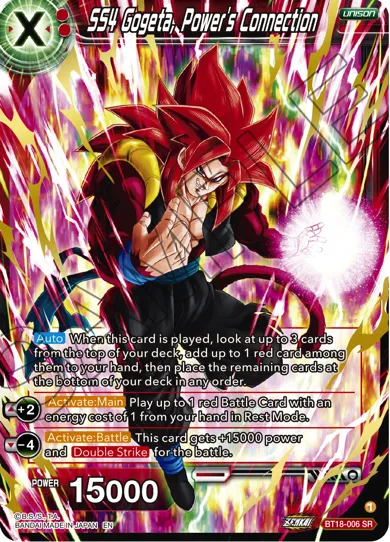 SS4 GOGETA, POWER'S CONNECTION