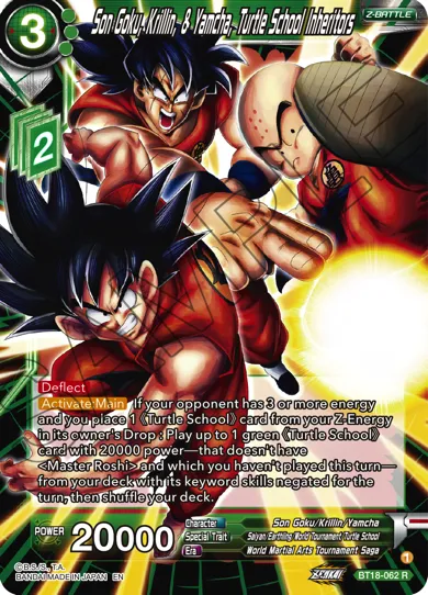 SON GOKU, KRILLIN, & YAMCHA, TURTLE SCHOOL INHERITORS