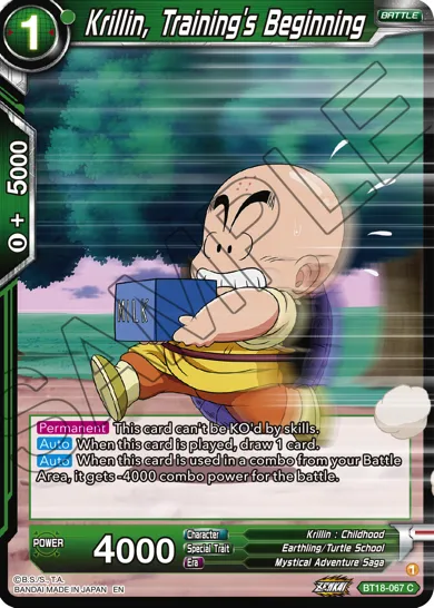 KRILLIN, TRAINING'S BEGINNING