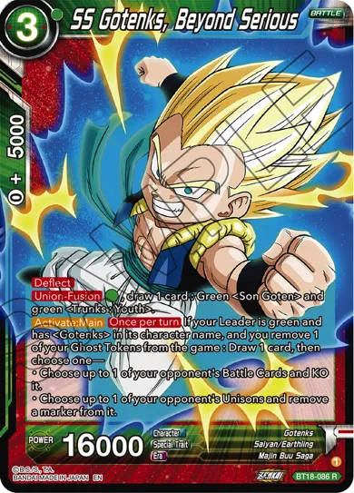SS GOTENKS, BEYOND SERIOUS