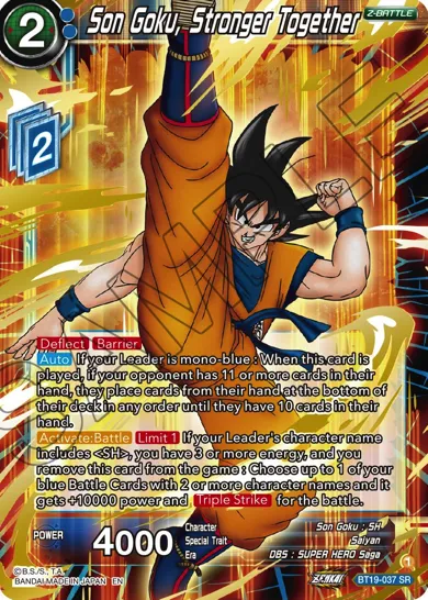 SON GOKU, STRONGER TOGETHER