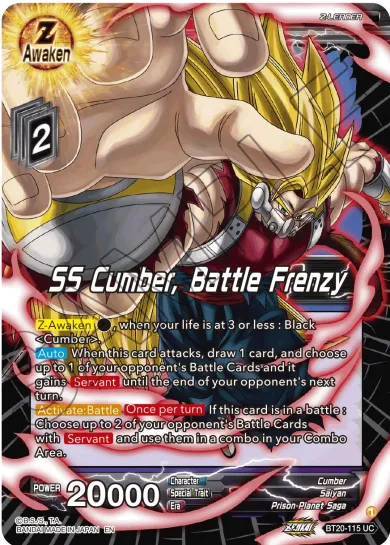 SS CUMBER, BATTLE FRENZY