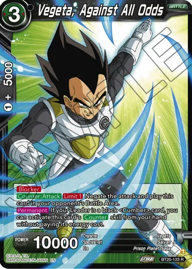 VEGETA, AGAINST ALL ODDS