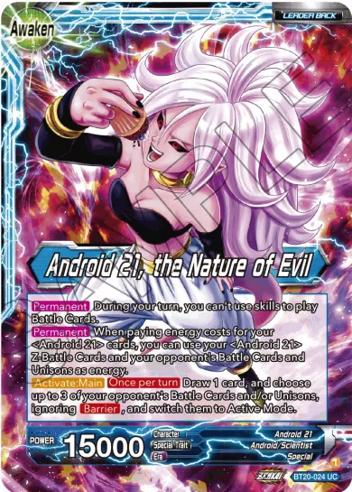 ANDROID 21, THE NATURE OF EVIL