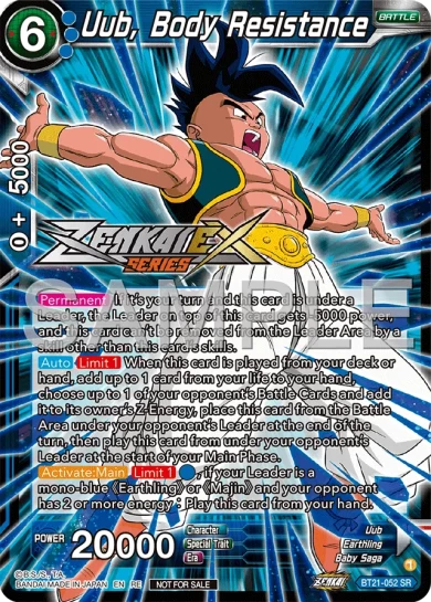 UUB, BODY RESISTANCE