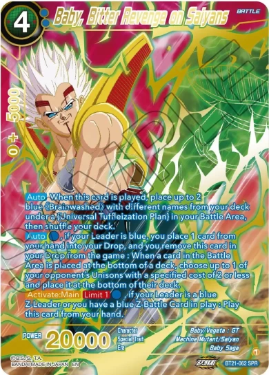 BABY, BITTER REVENGE ON SAIYANS