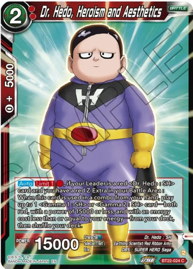 DR. HEDO, HEROISM AND AESTHETICS