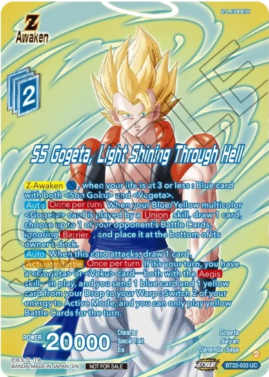 SS GOGETA, LIGHT SHINING THROUGH HELL