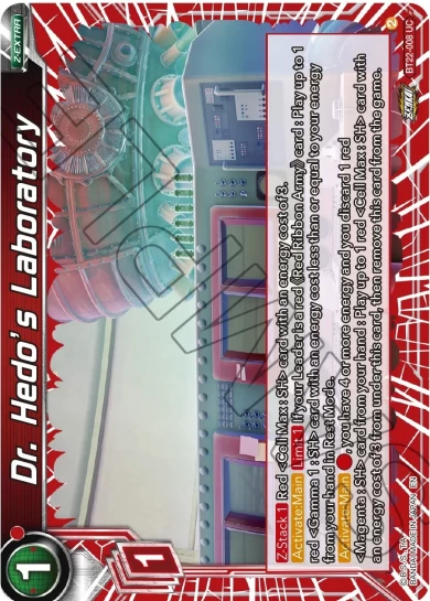 DR. HEDO'S LABORATORY