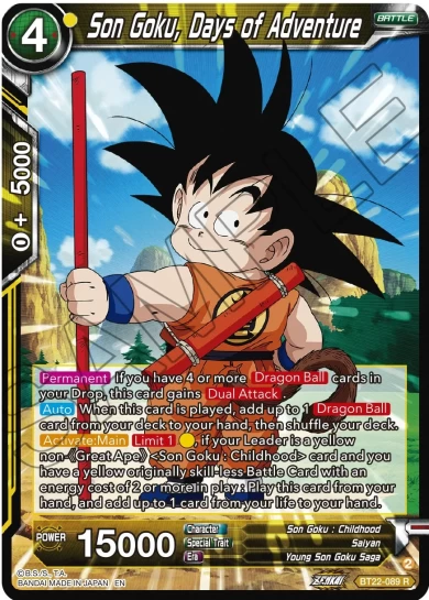SON GOKU, DAYS OF ADVENTURE
