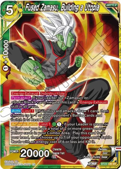 FUSED ZAMASU, BUILDING A UTOPIA