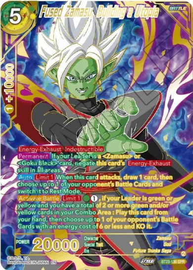 FUSED ZAMASU, BUILDING A UTOPIA