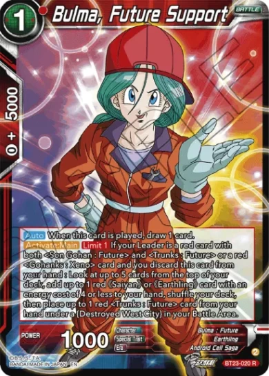 BULMA, FUTURE SUPPORT