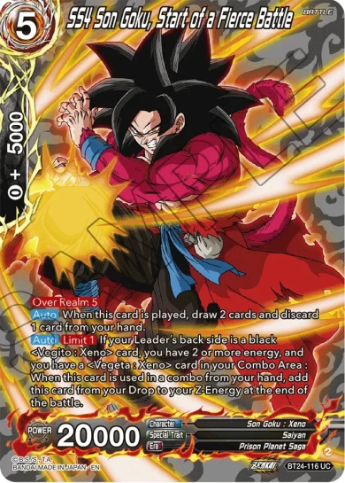 SS4 SON GOKU, START OF A FIERCE BATTLE