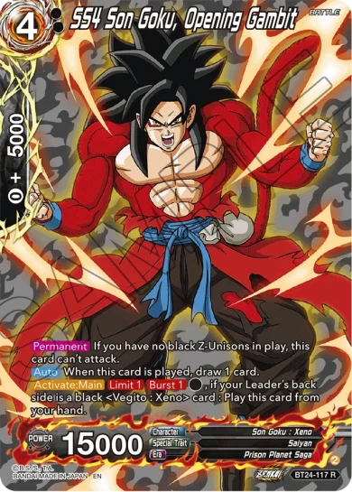 SS4 SON GOKU, OPENING GAMBIT