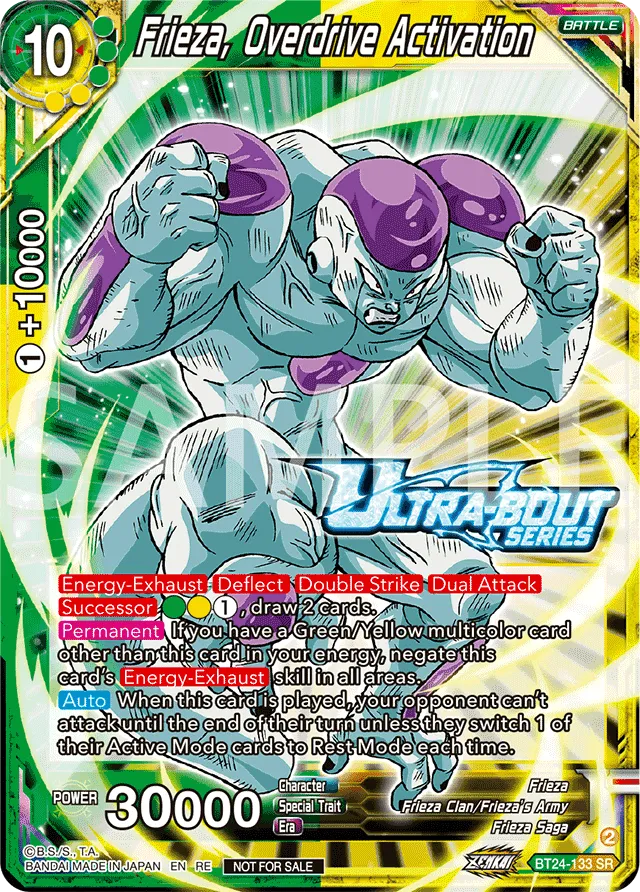 FRIEZA, OVERDRIVE ACTIVATION