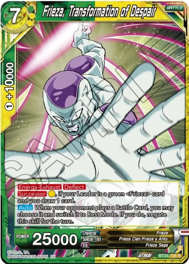 FRIEZA, TRANSFORMATION OF DESPAIR