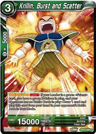 KRILLIN, BURST AND SCATTER