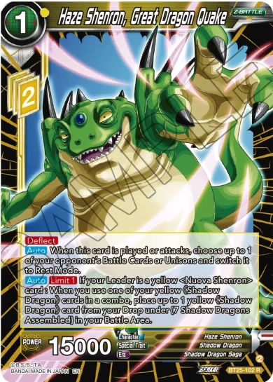 HAZE SHENRON, GREAT DRAGON QUAKE