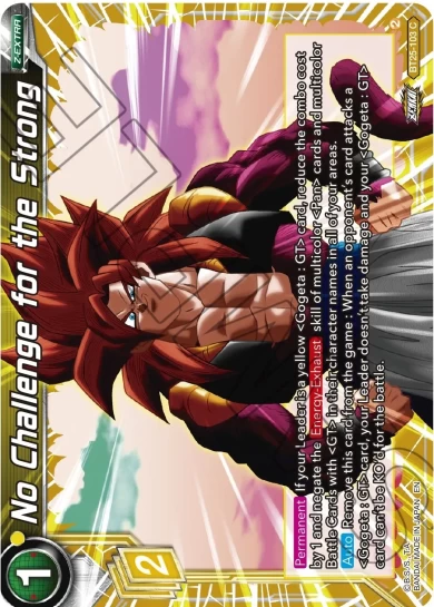 NO CHALLENGE FOR THE STRONG