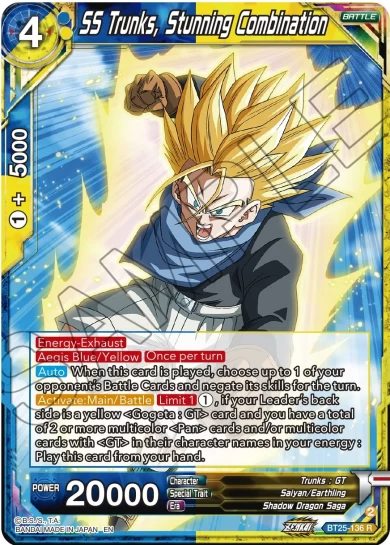 SS TRUNKS, STUNNING COMBINATION