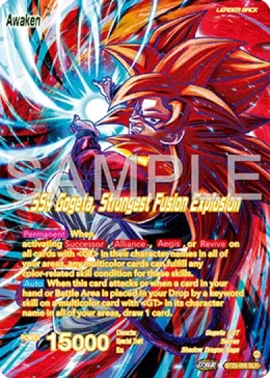 SS4 GOGETA, STRONGEST FUSION EXPLOSION