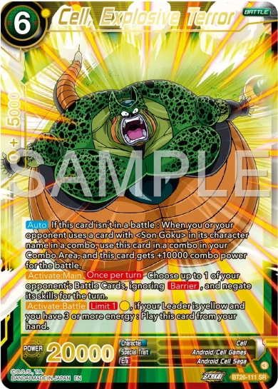 CELL, EXPLOSIVE TERROR