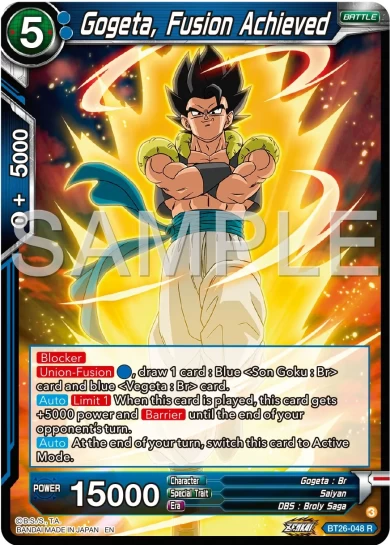 GOGETA, FUSION ACHIEVED