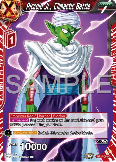 PICCOLO JR.N CLIMACTIC BATTLE