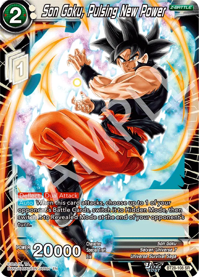 SON GOKU, PULSING NEW POWER