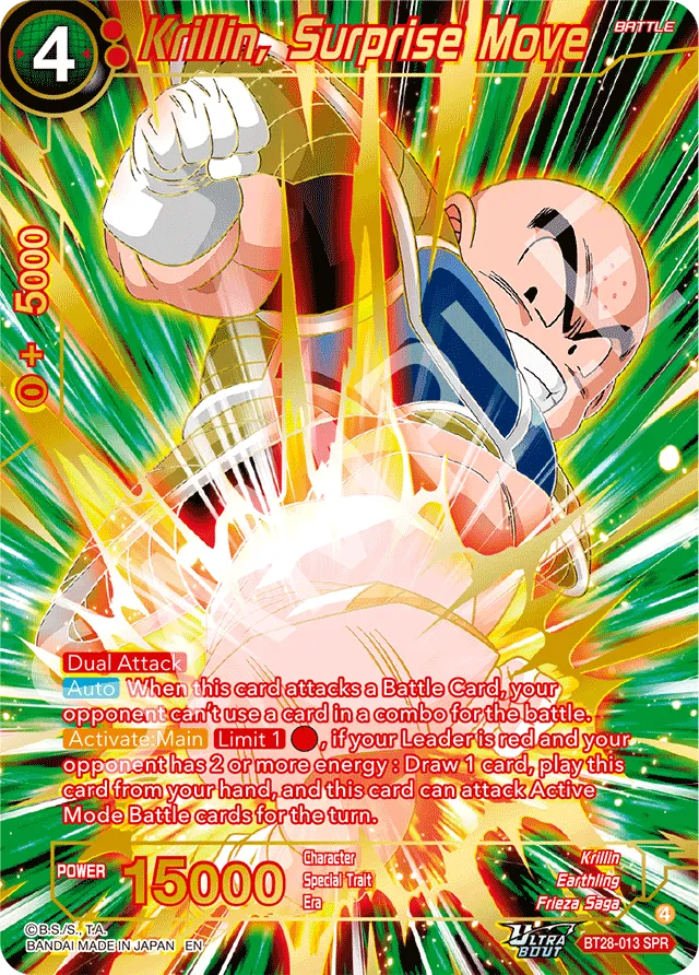 KRILLIN, SURPRISE MOVE