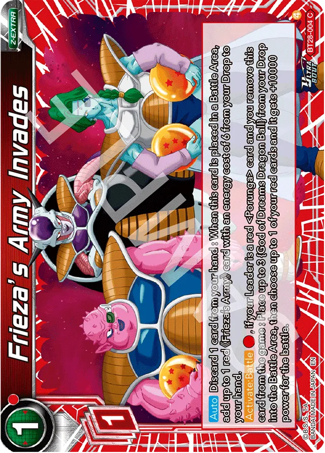 FRIEZA'S ARMY INVADES