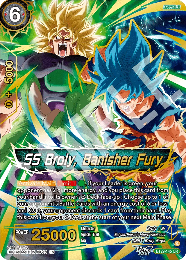 SS BROLY, BANISHER FURY