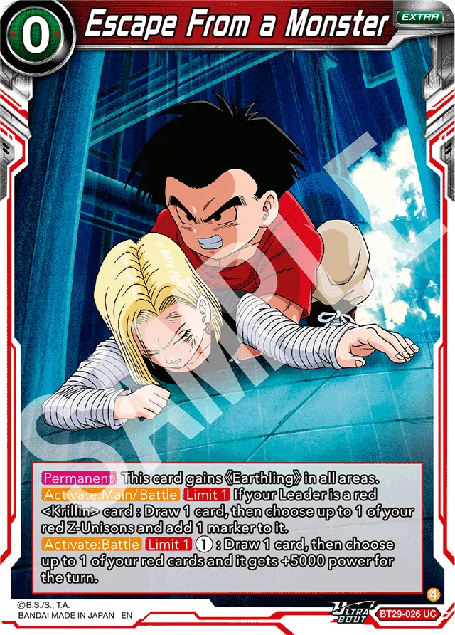 ESCAPE FROM A MONSTER